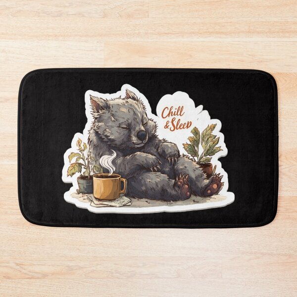 Item preview, Cute Relaxing Wombat – Chill and Sleep Art designed and sold by KZurHTPC.
