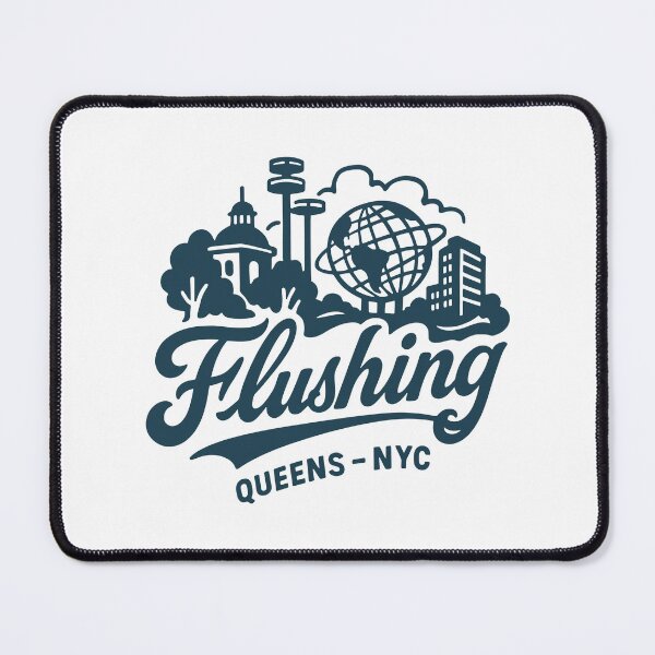 Item preview, Flushing Queens Street Skyline designed and sold by Boogosh.