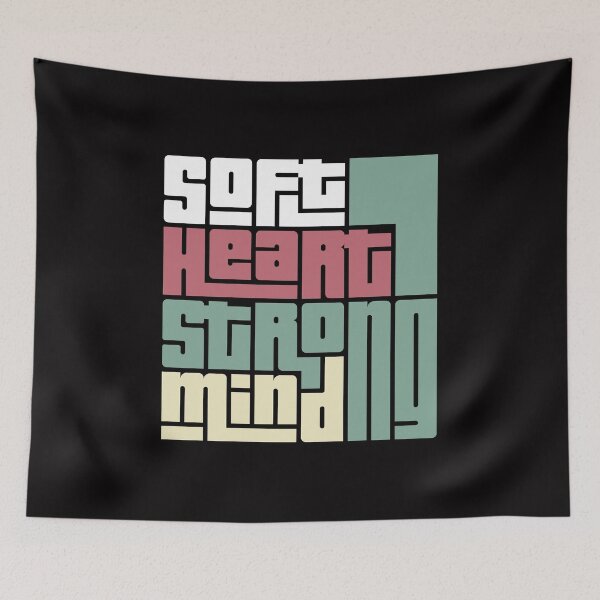 Item preview, Soft Heart, Strong Mind designed and sold by AngryDuckShopTM.