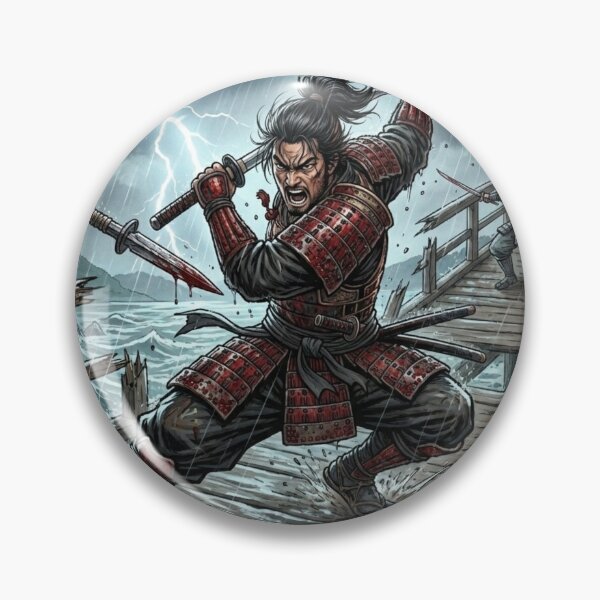 Item preview, Miyamoto Musashi – Duel in the Thunderstorm designed and sold by Mori-no-Akari.