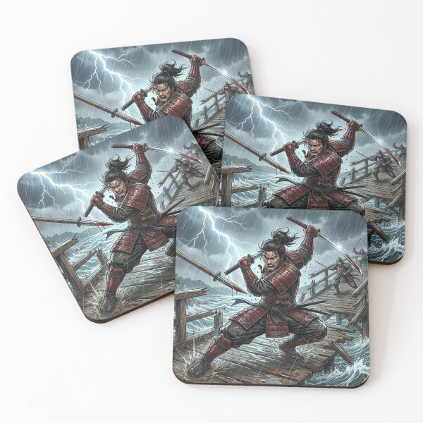 Item preview, Miyamoto Musashi – Duel in the Thunderstorm designed and sold by Mori-no-Akari.