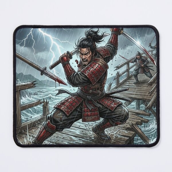 Item preview, Miyamoto Musashi – Duel in the Thunderstorm designed and sold by Mori-no-Akari.