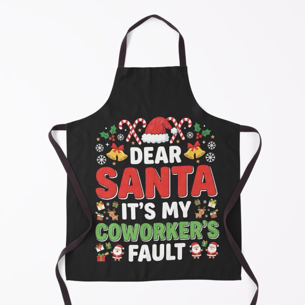 Item preview, Dear Santa It’s My Coworker’s Fault Funny Christmas designed and sold by FreshVibe Prints.