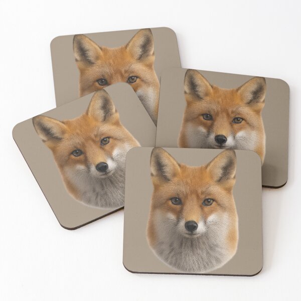 Item preview, Fox Wildlife Portrait Artwork – Realistic Fox Face Illustration designed and sold by BROHLine Studio.