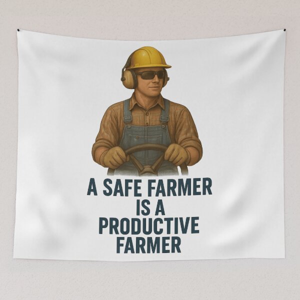 Item preview, Farmer Gift Idea – A Safe Farmer Is a Productive Farmer designed and sold by Badegi Tradings.