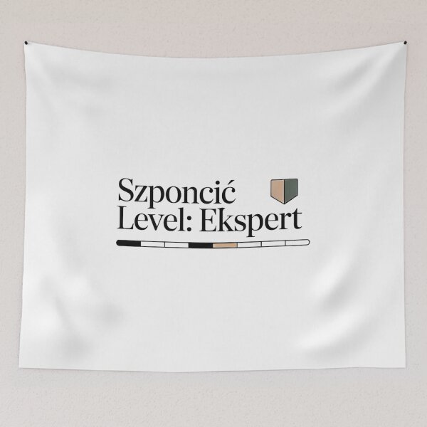 Item preview, Funny Polish Slang Graphic - Szponcić designed and sold by Emaga Digital Studio.