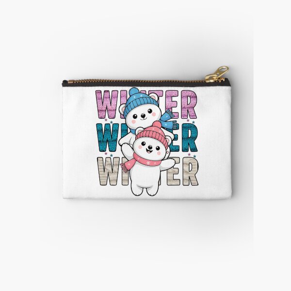 Item preview, Cute Winter Polar Bears Stack Illustration designed and sold by EchoPrint Co..