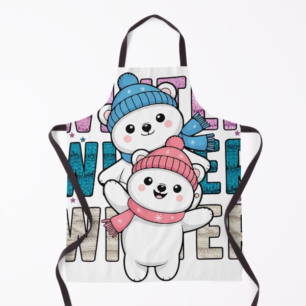 Item preview, Cute Winter Polar Bears Stack Illustration designed and sold by EchoPrint Co..