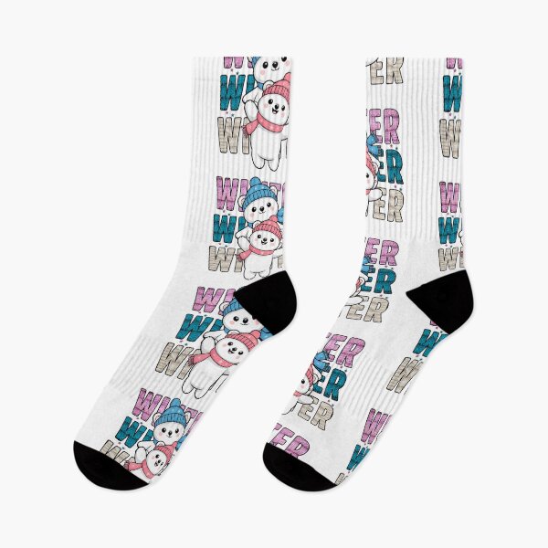 Item preview, Cute Winter Polar Bears Stack Illustration designed and sold by EchoPrint Co..