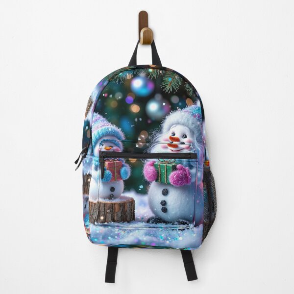 Item preview, Cute Snowman Family Christmas Scene – Winter Holiday Magic designed and sold by AmetistLight.