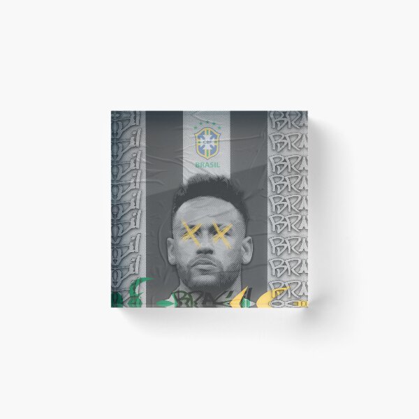 Item preview, Brazil Football Star Grunge Poster designed and sold by Shopunte.
