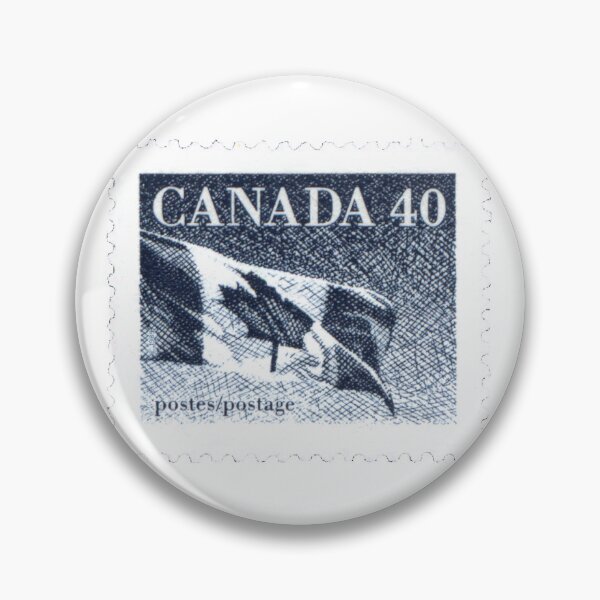 Item preview, Canadian Canada 40 Flag Vintage Postage Stamp designed and sold by red-amber65.