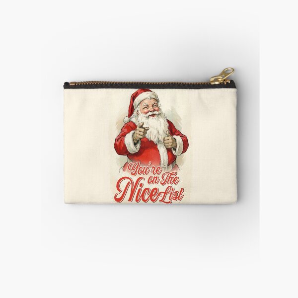 Item preview, Vintage Christmas Santa You're on the Nice List designed and sold by KAI-Studio.