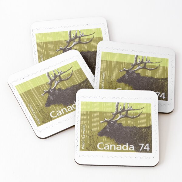 Item preview, Canadian Canada Wapaiti Elk Postage Stamp designed and sold by red-amber65.