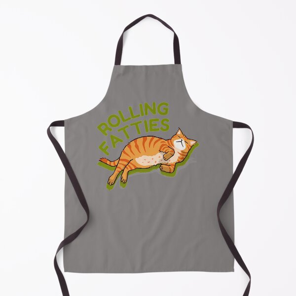 Artikelvorschau, ROLLING-FATTIES-FUNNY-WEED-CAT-MARIJUANA-T-SHIRT entworfen und verkauft von JiovaanniBandy.