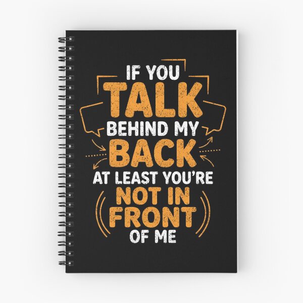 Item preview, Talk Behind My Back Bold Attitude Quote designed and sold by FreshVibe Prints.
