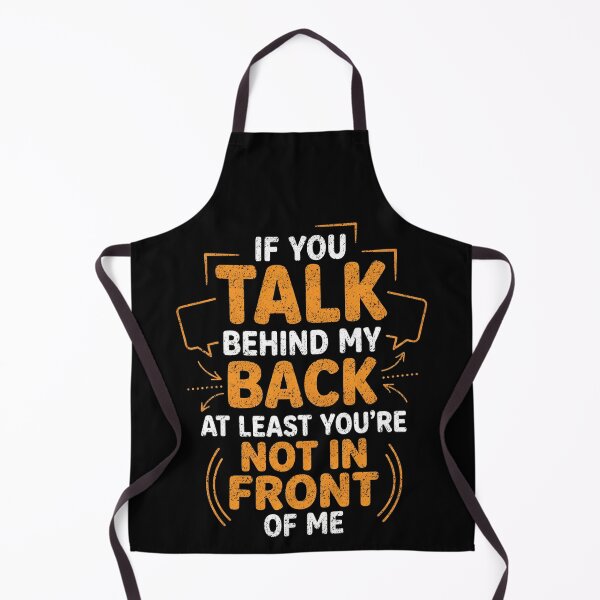 Item preview, Talk Behind My Back Bold Attitude Quote designed and sold by FreshVibe Prints.