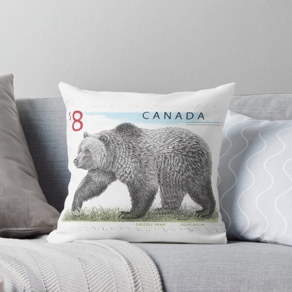 Item preview, Canadian Canada Grizzly Bear Postage Stamp designed and sold by red-amber65.