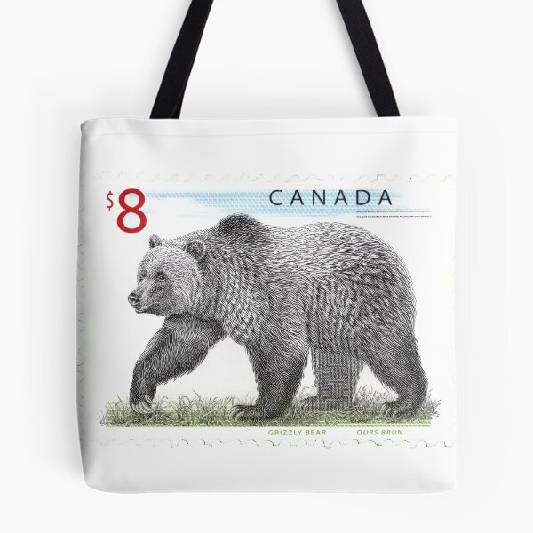 Item preview, Canadian Canada Grizzly Bear Postage Stamp designed and sold by red-amber65.
