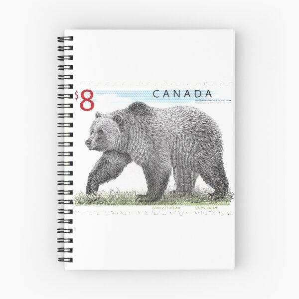 Item preview, Canadian Canada Grizzly Bear Postage Stamp designed and sold by red-amber65.