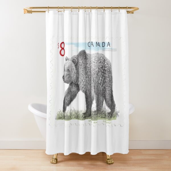 Item preview, Canadian Canada Grizzly Bear Postage Stamp designed and sold by red-amber65.