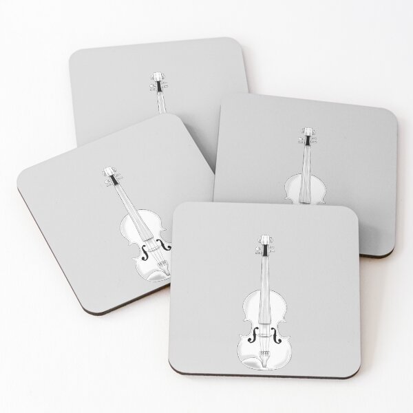Item preview, White violin designed and sold by mosesthenerd.
