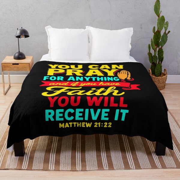 Item preview, Matthew 21:22 You Can Pray For Anything designed and sold by plushism.