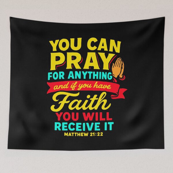 Item preview, Matthew 21:22 You Can Pray For Anything  designed and sold by plushism.