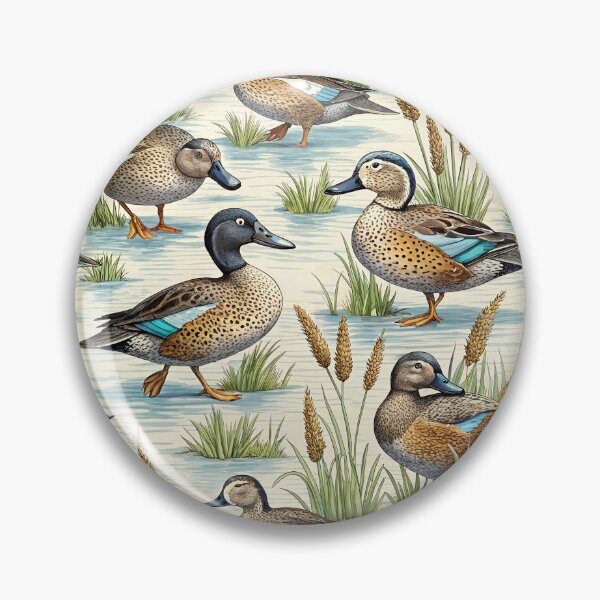 Item preview, Blue-winged Teal Duck  designed and sold by justrachna.