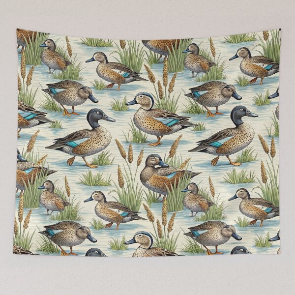 Item preview, Blue-winged Teal Duck  designed and sold by justrachna.