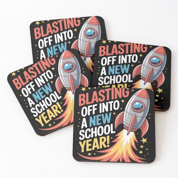 Item preview, Blasting Off Into a New School Year First Day Teacher  designed and sold by KotexTemu.