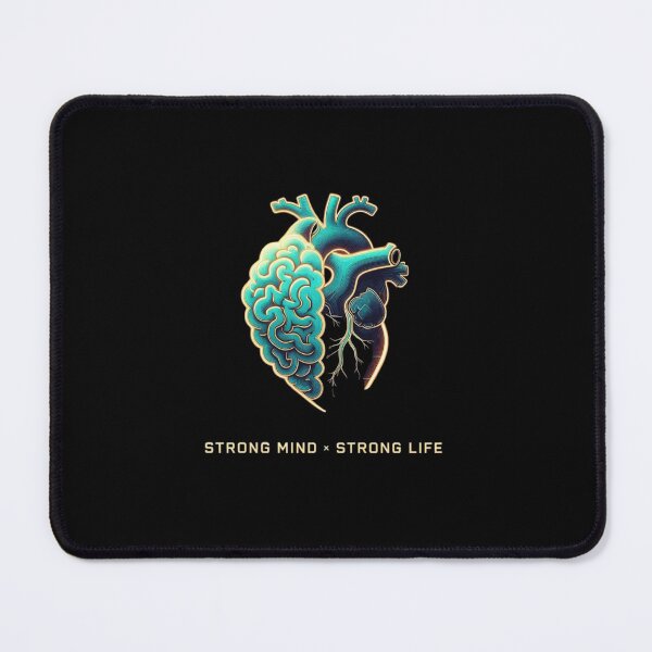 Item preview, Strong Mind Strong Life Hoodie – Mental Resilience Glow designed and sold by EcoArtTees.