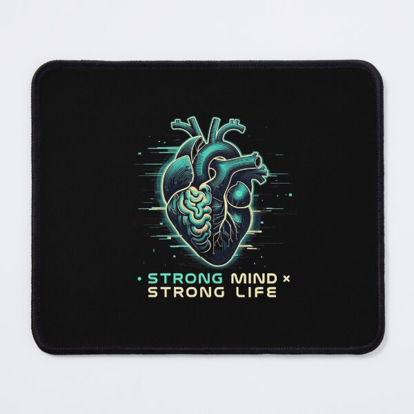 Item preview, Strong Mind Strong Life Hoodie – Mental Resilience Glow designed and sold by EcoArtTees.