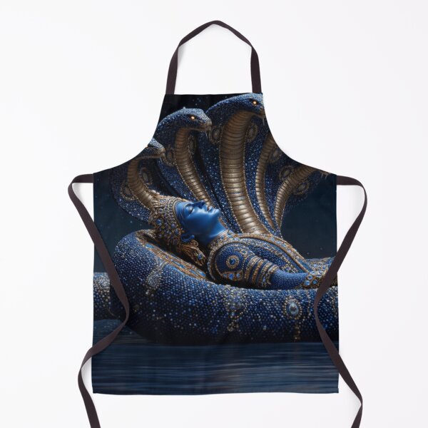 Item preview, VISHNU RESTING ON COSMIC SERPENT designed and sold by Artespirit.