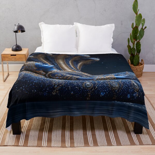 Item preview, VISHNU RESTING ON COSMIC SERPENT designed and sold by Artespirit.