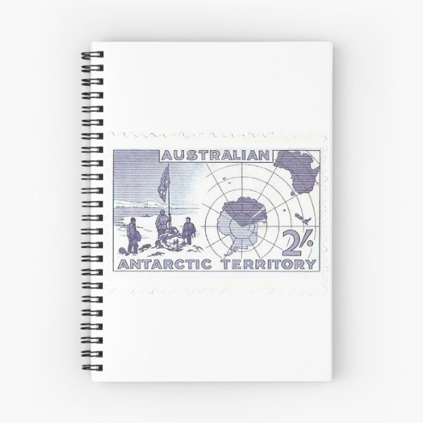 Item preview, Australia Antarctic Territory Vintage Postage Stamp designed and sold by red-amber65.