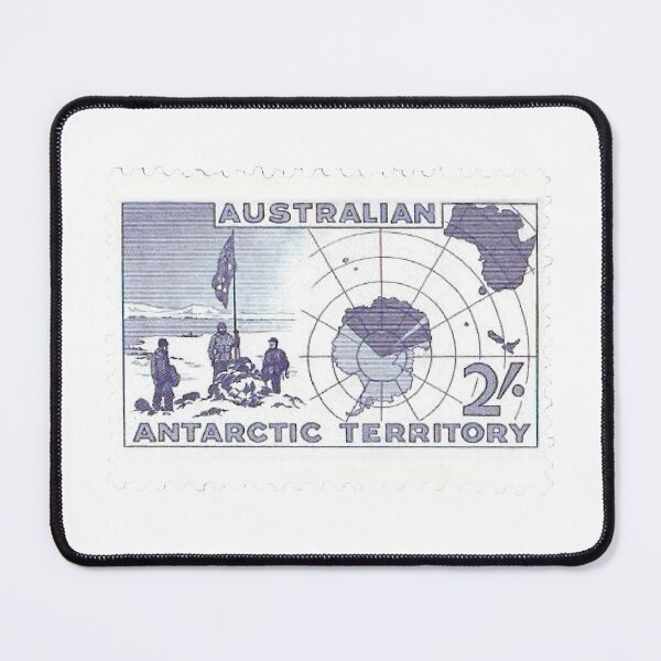 Item preview, Australia Antarctic Territory Vintage Postage Stamp designed and sold by red-amber65.