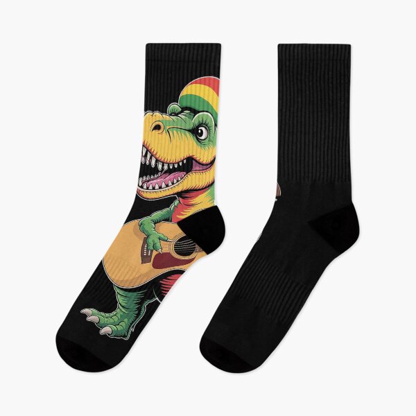 Item preview, Reggae Dinosaur Rasta Dino Hippie Rastafarian designed and sold by TeddyPaintsArt.