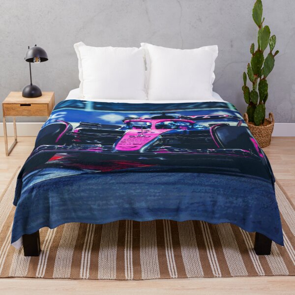 Item preview, Pierre Gasly racing his 2025 F1 car during the Las Vegas Grand Prix abstract designed and sold by Rodissimus1984.