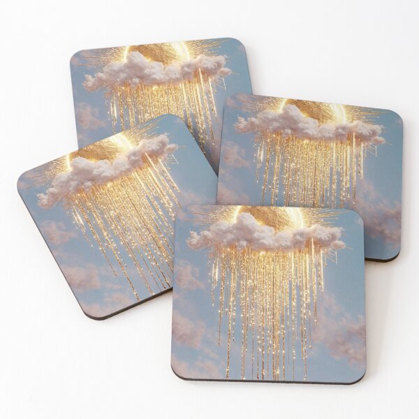 Item preview, bright sun cloudy golden color designed and sold by ezgiworkshop.