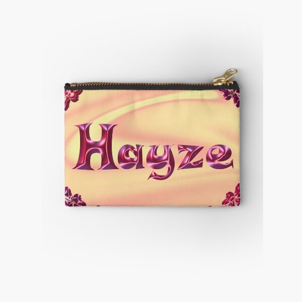 Item preview, Hayze Name Design – Satin Pink Glossy Font, Cute Shiny Lettering :) designed and sold by Myriel-Myriel.