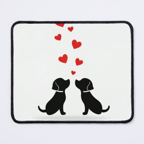 Item preview, Puppy Love with Heart Motif designed and sold by Andy Gambino Art.