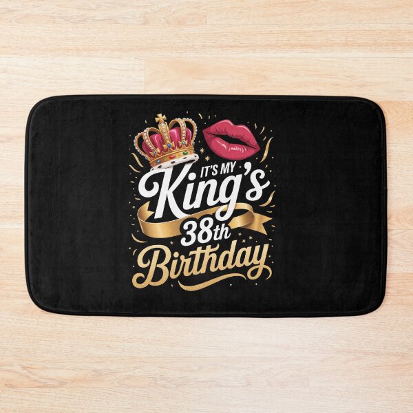 Item preview, Womens It's My King's 38th Birthday Gold Crown For 38 Years Old Man  designed and sold by TijanaARTSt88.