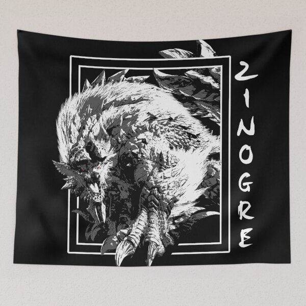 Item preview, Zinogre (ジンオウガ) (Jin'ōga) MHW MHR MHWILD II designed and sold by NawbuSmart.