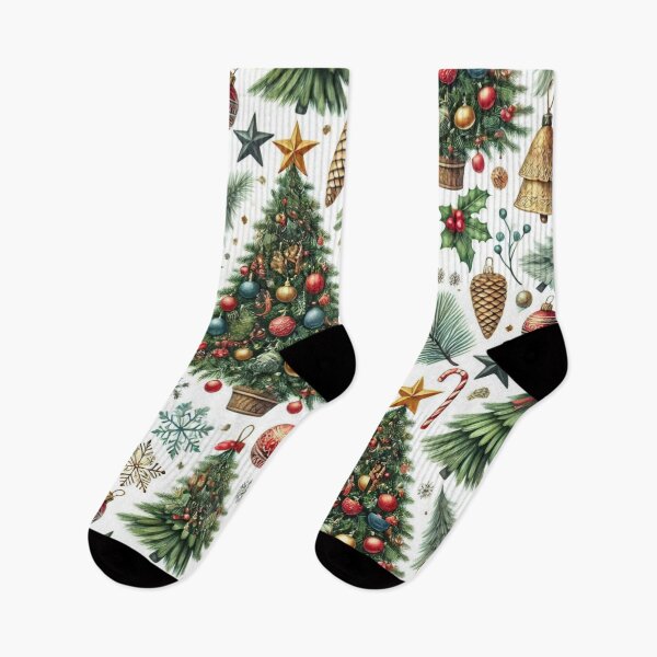 Item preview, Christmas Tree & Holiday Decor – Festive Winter Pattern designed and sold by denip.