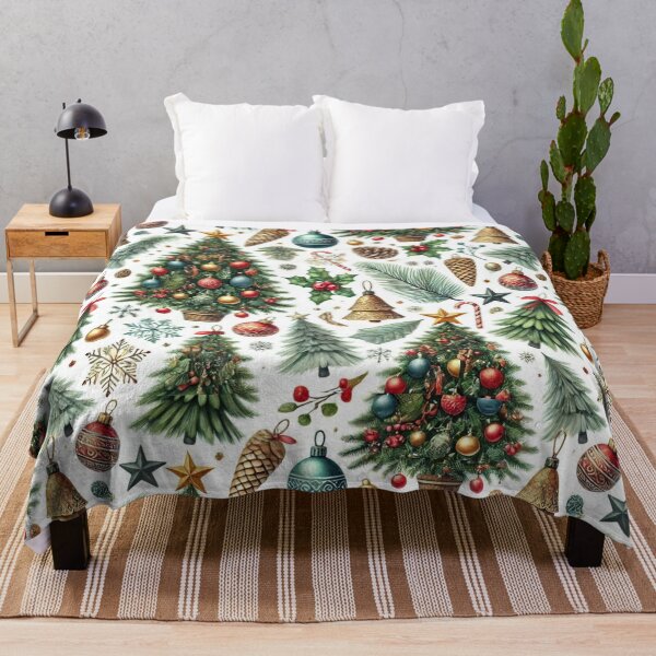Item preview, Christmas Tree & Holiday Decor – Festive Winter Pattern designed and sold by denip.
