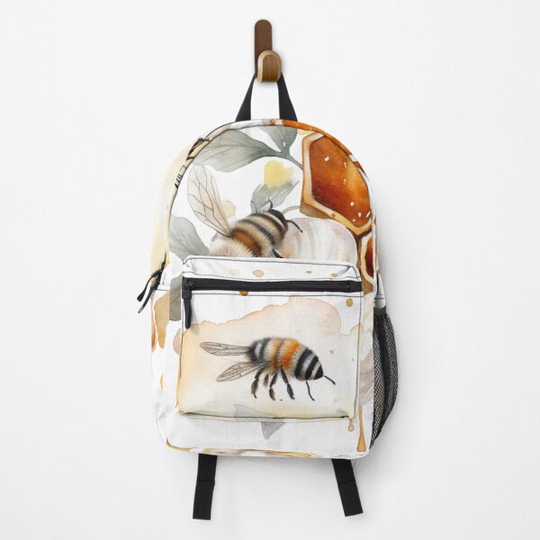 Item preview, Watercolor Bees and Golden Daisies 02 designed and sold by CharlieDesings.