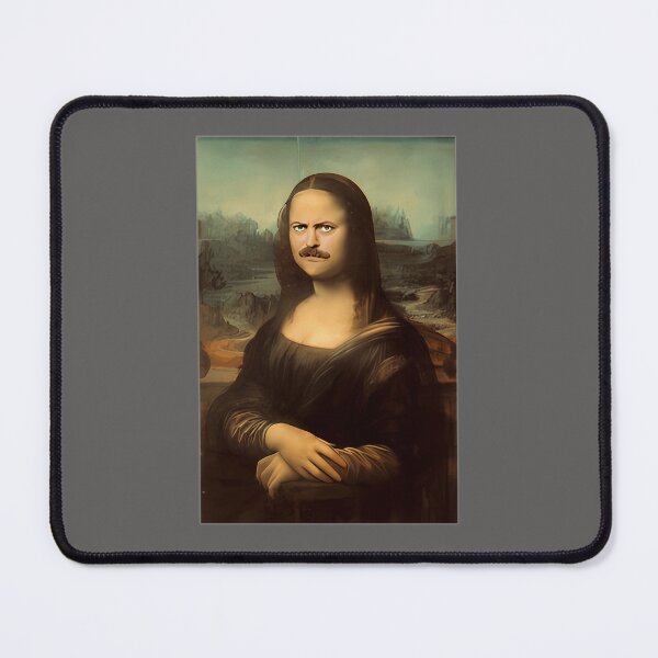 Item preview, RON-SWANSON-MONA-LISA designed and sold by LulaDelasgarza.