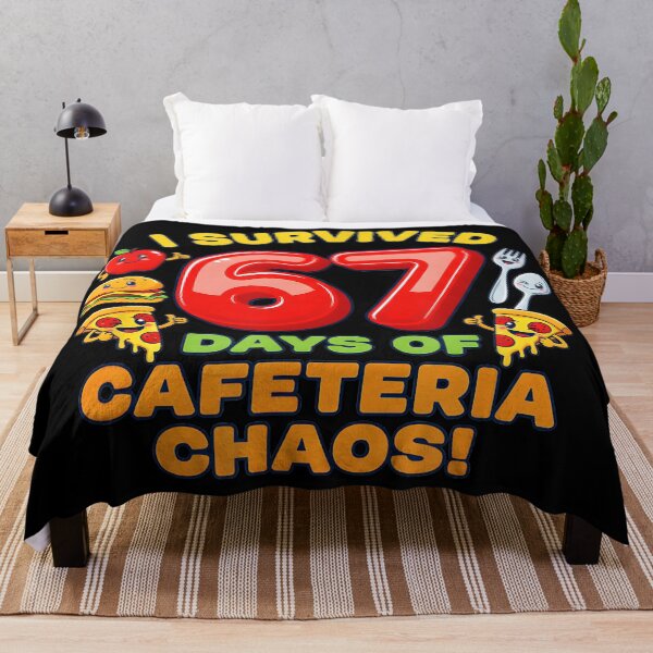 Item preview, I Survived 67 Days Of Cafeteria Chaos 67 Meme Lunch Lady designed and sold by gladysenglish.