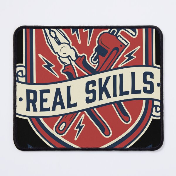 Item preview, Real Skills No Student Debt - Vintage Electrician Trade School Workwear designed and sold by BambaKchula.
